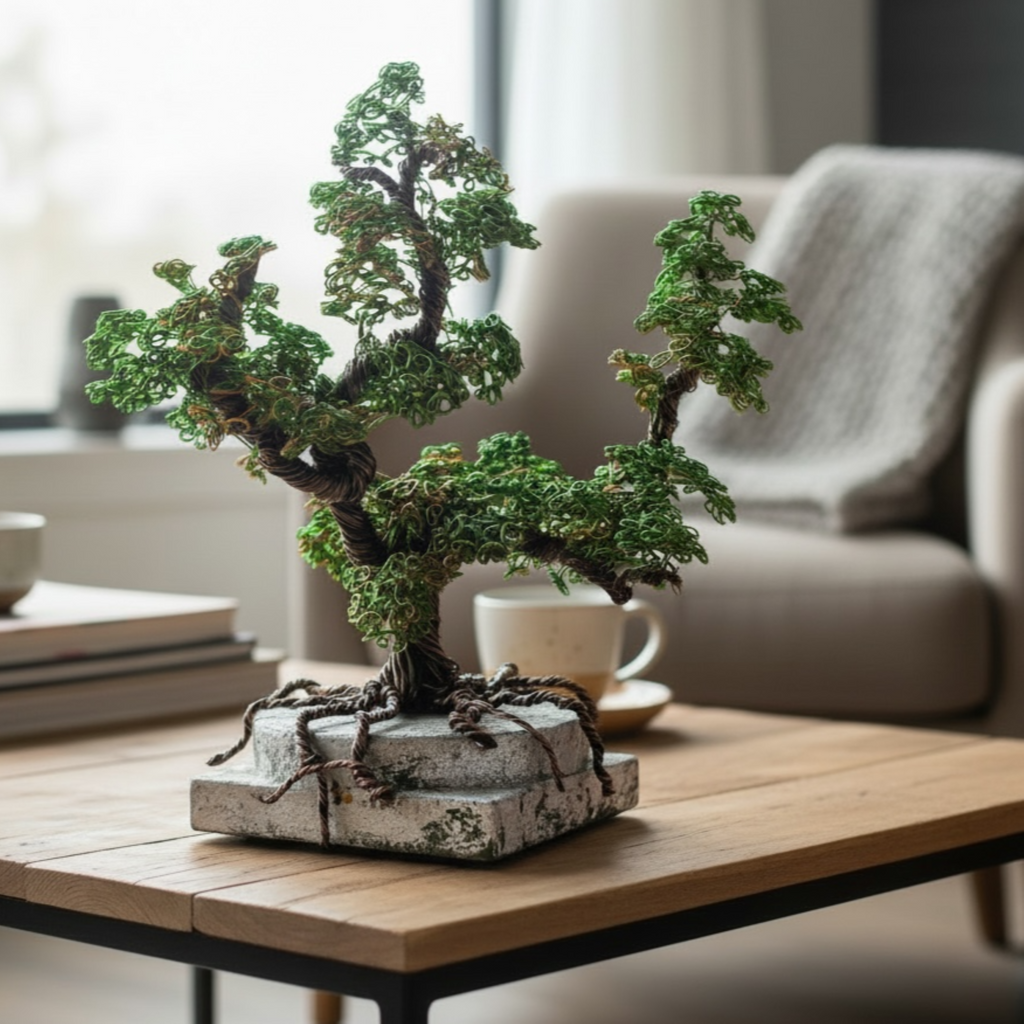 Wire Blossom — Wire Tree Sculpture (2024)