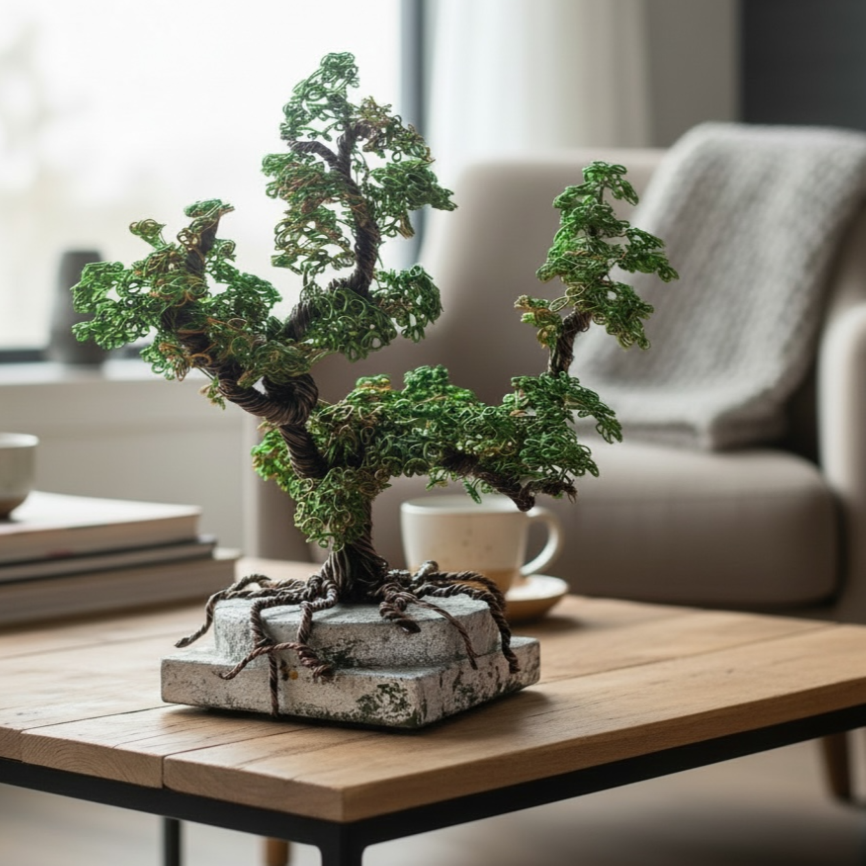 Wire Blossom — Wire Tree Sculpture (2024)